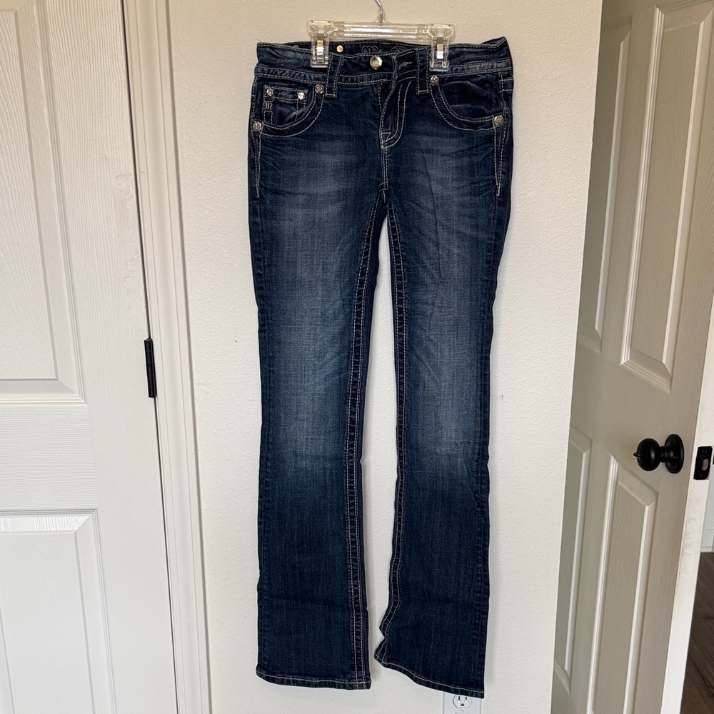 Miss Me Dark Blue Boot Cut Jeans